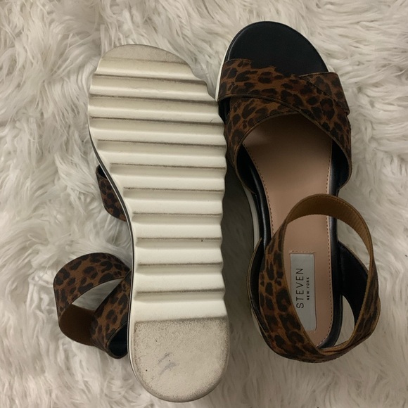 STEVEN NEW YORK MACON WEDGE SANDAL - Picture 5 of 9